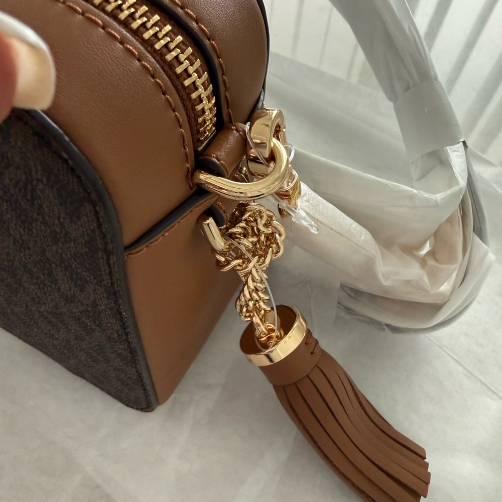 Michael Kors Signature Brown Crossbody Bag - Picture 16 of 16